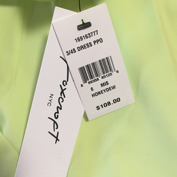 Foxcroft Honeydew Taylor Shirt Dress Sz 6 - Picture 5 of 7